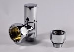 Вентиль угловой для полотенцесушителя 1" г*1/2"ш TIM Вентиль угловой для полотенцесушителя 1" г*1/2"ш TIM