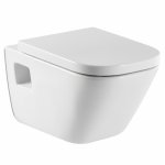 GAP SQUARE унитаз подвесной (бел) (без сидения) "душевой слив" ROCA GAP SQUARE унитаз подвесной (бел) (без сидения) "душевой слив" ROCA