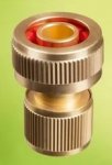 Соединитель быстросъёмный для шланга, 1/2", из латуни Соединитель быстросъёмный для шланга, 1/2", из латуни