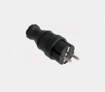 Вилка прямая каучук 16А 2Р+E IР44 PKR01-016-2-K02 IEK Вилка прямая каучук 16А 2Р+E IР44 PKR01-016-2-K02 IEK