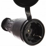 Розетка переносная каучук 16А 2Р+E IР44 PKR21-016-2-K02 IEK ОМЕГА Розетка переносная каучук 16А 2Р+E IР44 PKR21-016-2-K02 IEK ОМЕГА