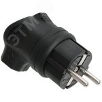 Вилка угловая каучук 16А 2Р+E IР44 (PKR01-U-016-2-K02) ОМЕГА Вилка угловая каучук 16А 2Р+E IР44 (PKR01-U-016-2-K02) ОМЕГА