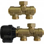 STOUT Комплект трехходового клапана для котла + бойлера STOUT STOUT Комплект трехходового клапана для котла + бойлера STOUT