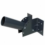 Настенный держатель для светильников PSL(РКУ) D40х1.5 серый Настенный держатель для светильников PSL(РКУ) D40х1.5 серый