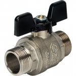 Кран шаровой 3/4" шш бабочка полнопроходной STOUT Кран шаровой 3/4" шш бабочка полнопроходной STOUT