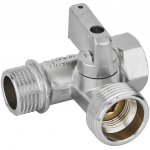 Кран для быт.тех. 1/2"г*3/4ш*1/2ш тройник шаровой BUGATTI Кран для быт.тех. 1/2"г*3/4ш*1/2ш тройник шаровой BUGATTI