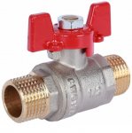 Кран шаровой 1/2" шш бабочка ROMMER Кран шаровой 1/2" шш бабочка ROMMER