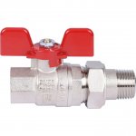 Кран шаровой 1/2" гш американка бабочка EPDM STOUT Кран шаровой 1/2" гш американка бабочка EPDM STOUT