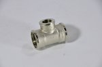 Тройник 3/4"х1/2"х3/4" ггг STOUT (никель) Тройник 3/4"х1/2"х3/4" ггг STOUT (никель)