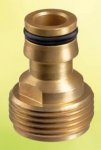 Адаптер с наружней резьбой 3/4" (латунь) Адаптер с наружней резьбой 3/4" (латунь)