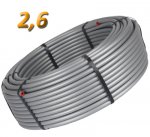 Труба PE-XC/Al/PE-XC 16,2 (2,6) бухта 100м STOUT (1б. = 100 м) Труба PE-XC/Al/PE-XC 16,2 (2,6) бухта 100м STOUT (1б. = 100 м)