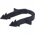 Фиксатор с двойным креплением для труб д.16-20мм, цвет черный STOUT Фиксатор с двойным креплением для труб д.16-20мм, цвет черный STOUT