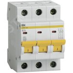 Выключатель автоматический 3Р 25А В ВА47-29 4.5кА (MVA20-3-025-B)  IEK