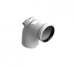 STOUT Элемент дымохода конденсац. угол 87° с инспекцией Ø80 м/п PP-FE STOUT Элемент дымохода конденсац. угол 87° с инспекцией Ø80 м/п PP-FE